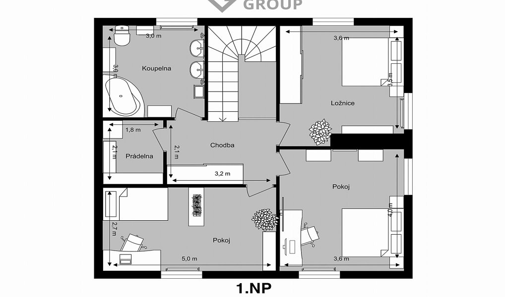 Prodej domu 114 m² s pozemkem 570 m², Doubravice – náhled fotky 14