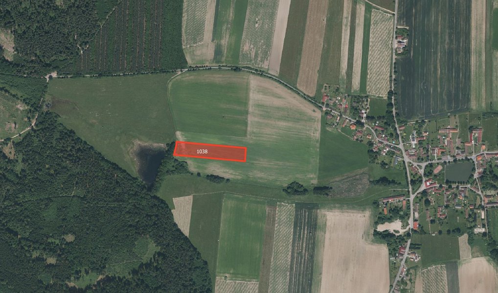 Prodej pole 52 280 m², Albrechtice nad Vltavou – náhled fotky 2