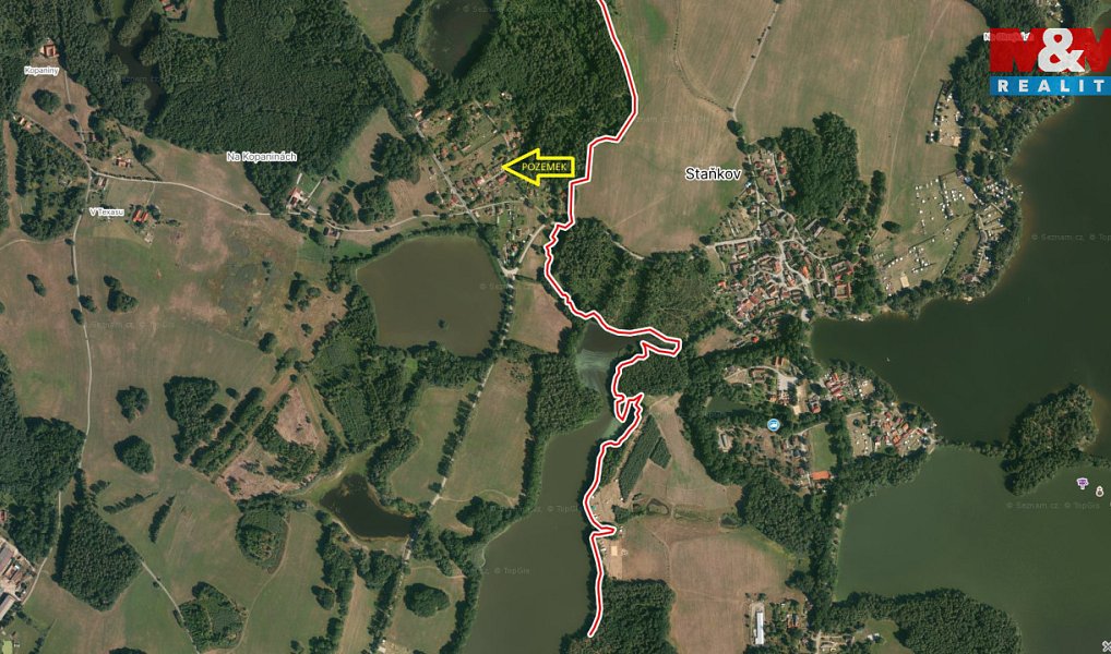 Prodej stavebního pozemku 316 m², Chlum u Třeboně – náhled fotky 3
