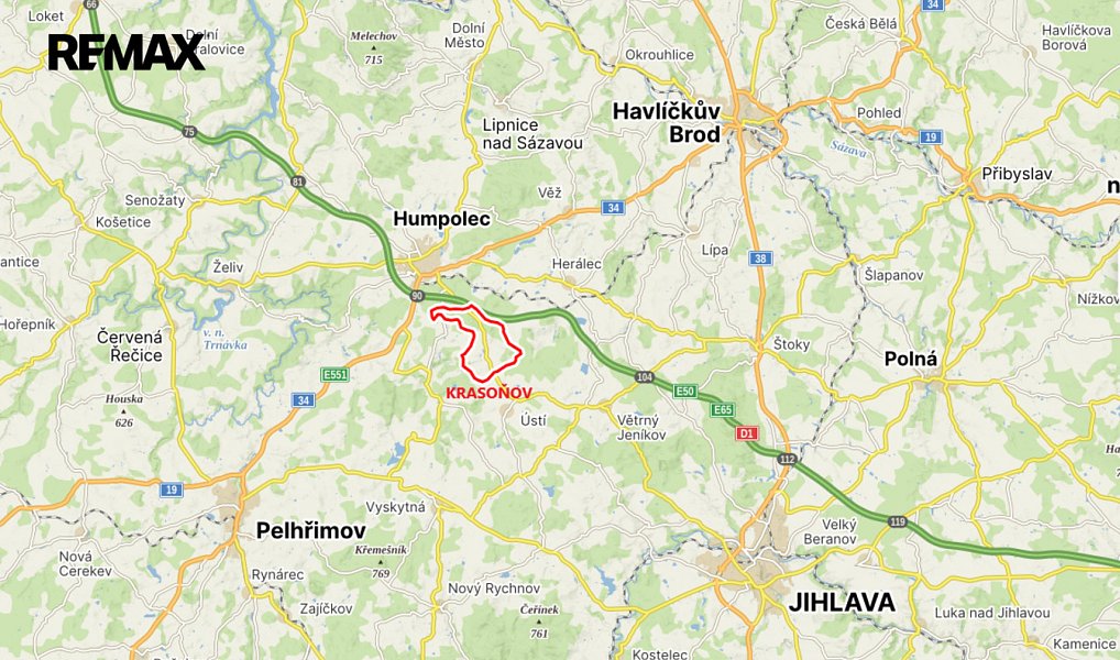 Prodej stavebního pozemku 7 831 m², Humpolec – náhled fotky 3