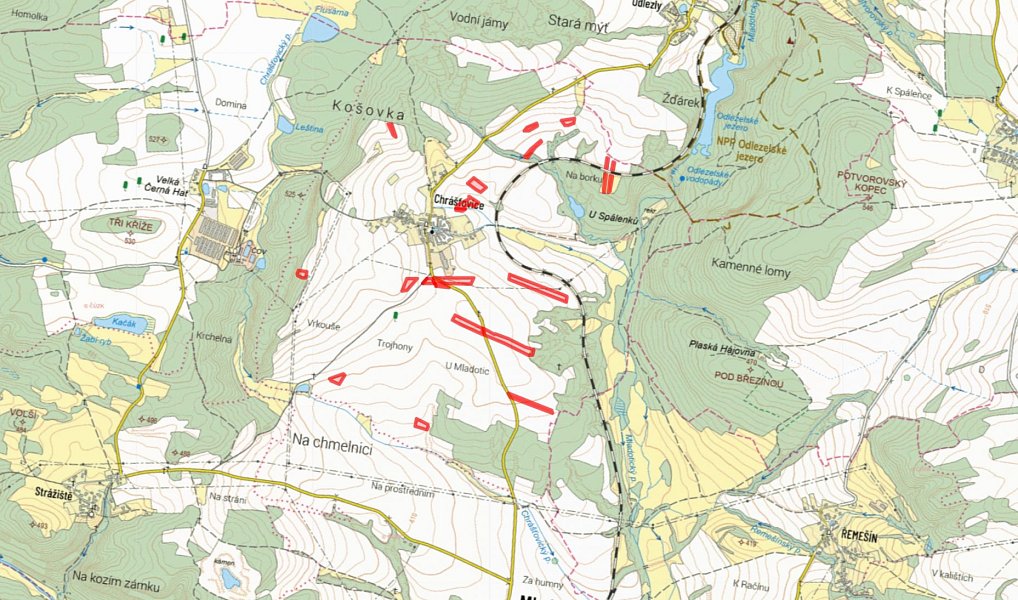 Prodej pole 68 340 m², Mladotice – náhled fotky 2