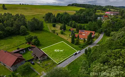 Prodej stavebního pozemku 820 m²