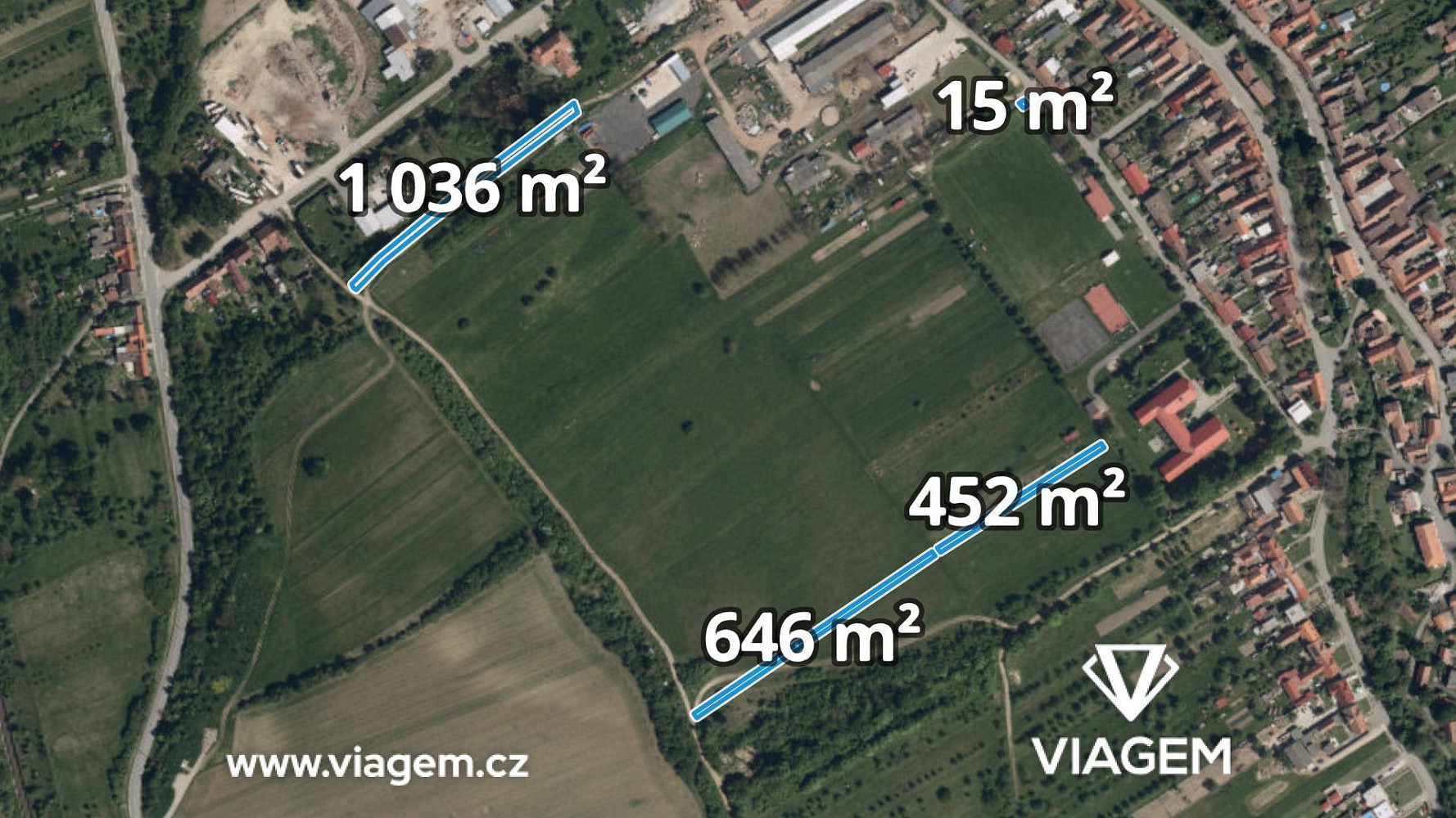 Prodej pole 462 m²