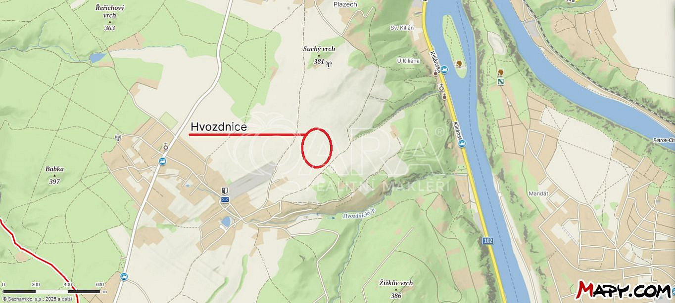 Prodej pole 16 653 m²