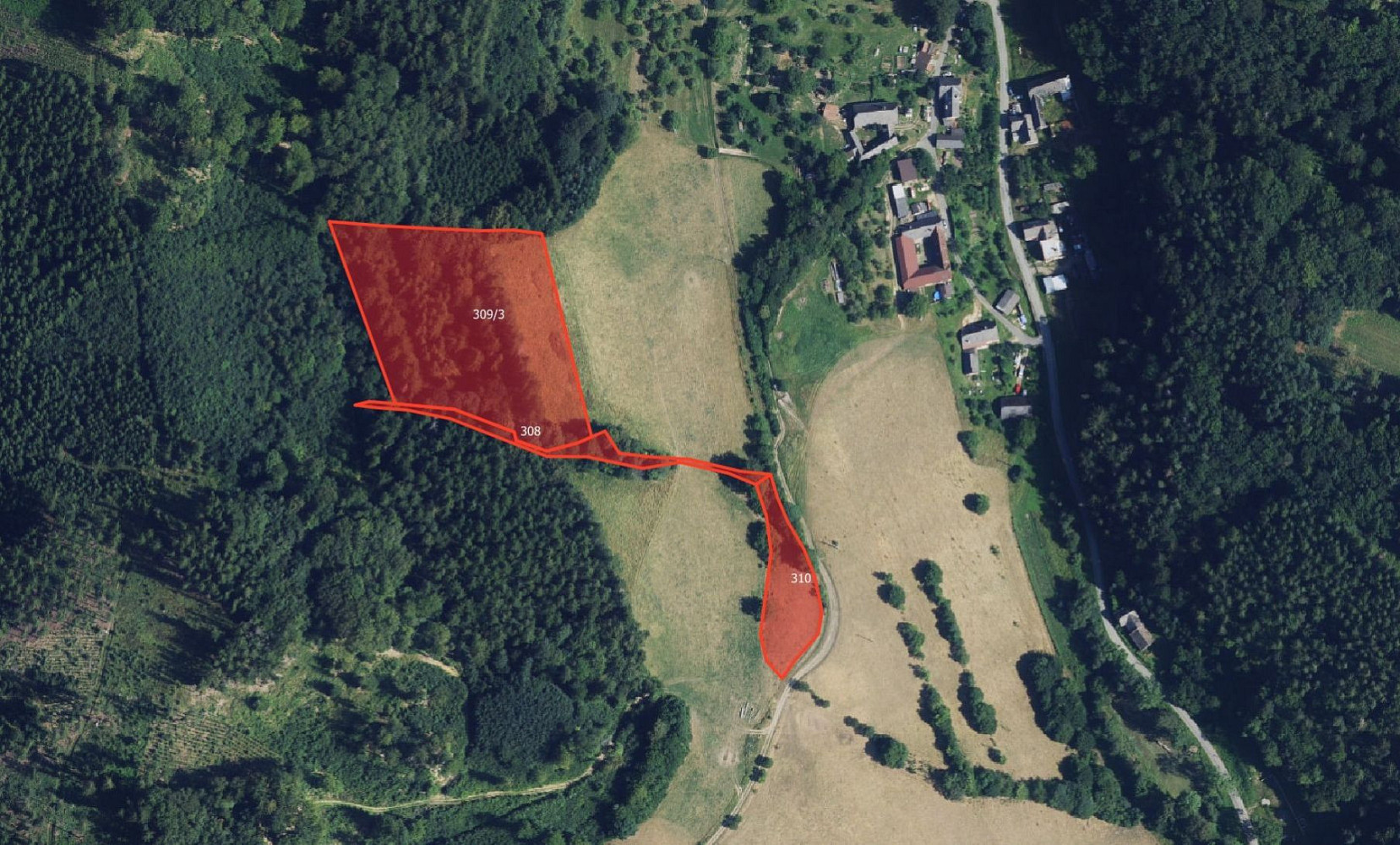 Prodej louky 13 383 m²