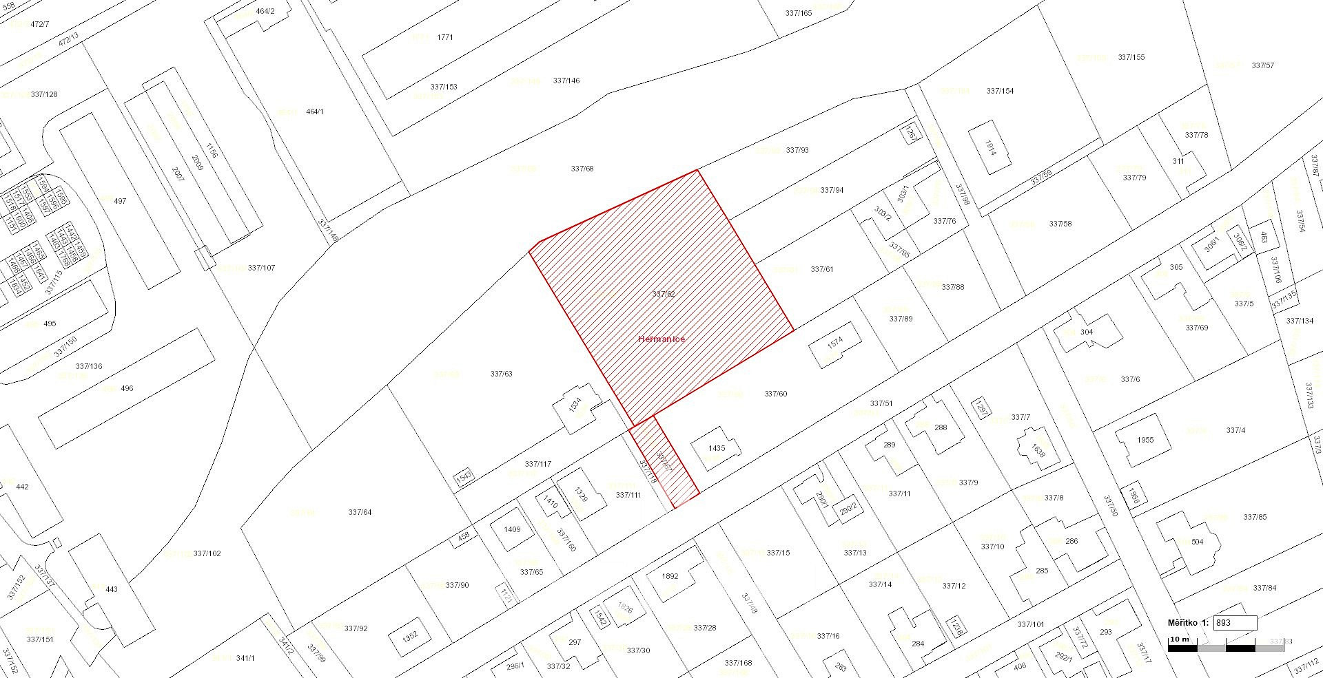 Prodej stavebního pozemku 4 668 m² – fotografie 4