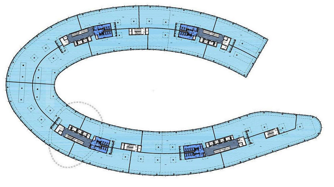 Pronájem kanceláře 612 m² – fotografie 3