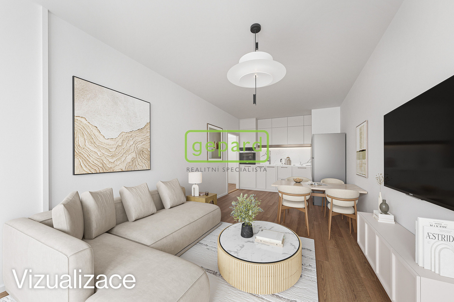 Prodej bytu 2+kk 45 m² – pohled 4