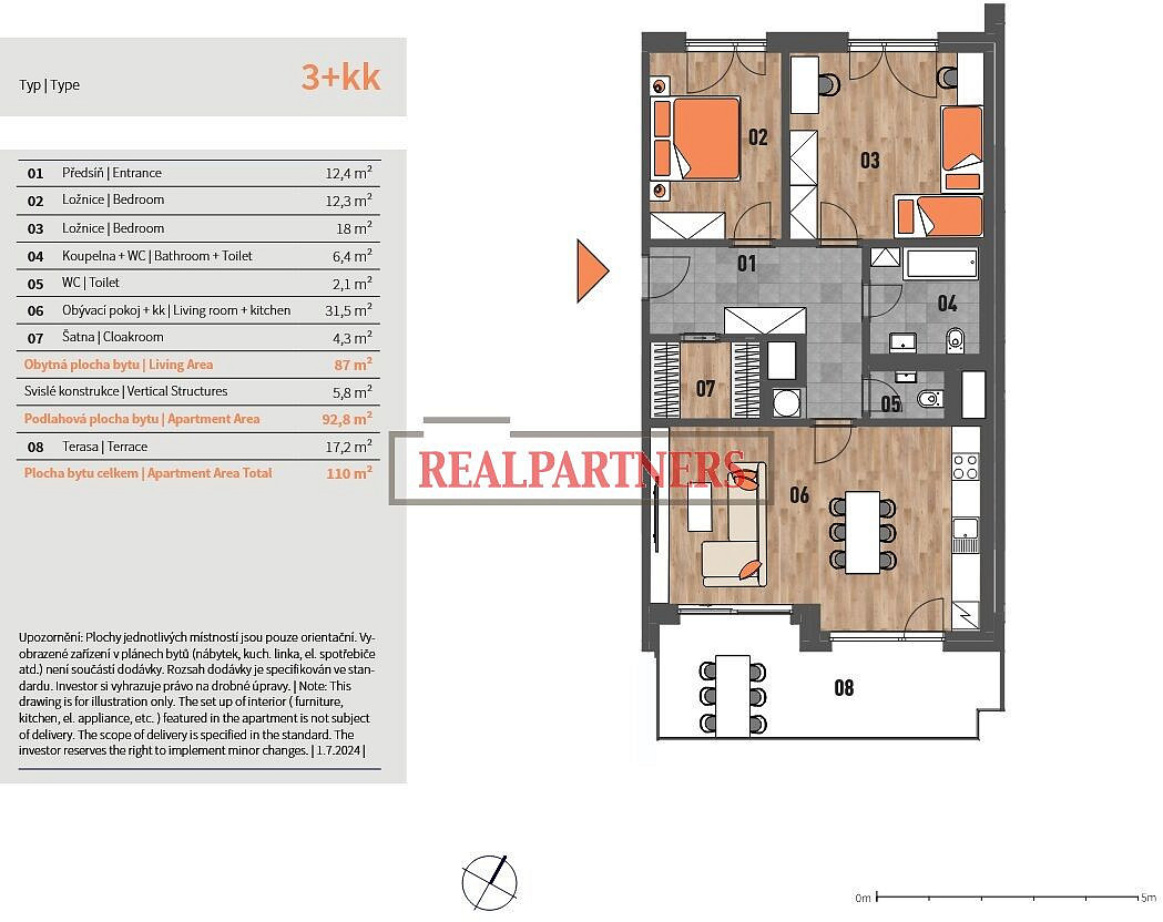 Prodej bytu 3+kk 110 m² – fotografie 2
