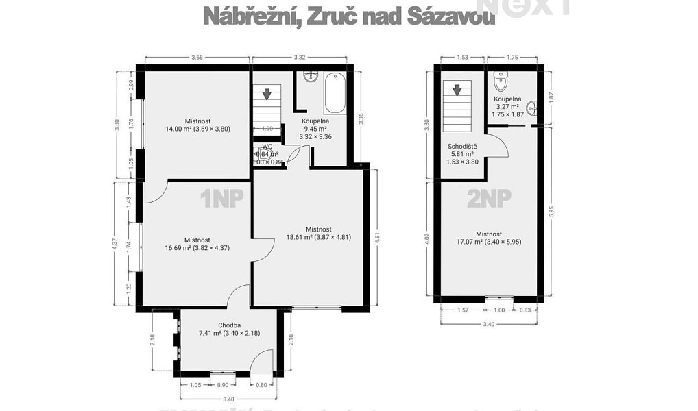 Prodej domu 70 m² s pozemkem 274 m², Zruč nad Sázavou – náhled fotky 19