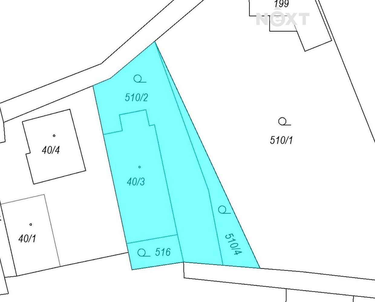 Prodej stavebního pozemku 814 m²