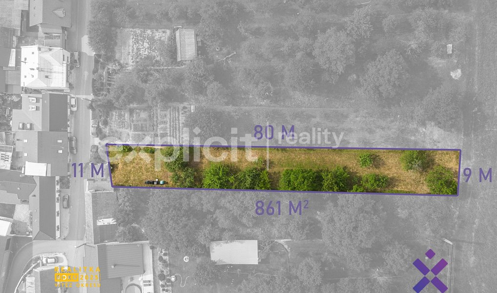 Prodej stavebního pozemku 861 m², Uherský Brod – náhled fotky 12
