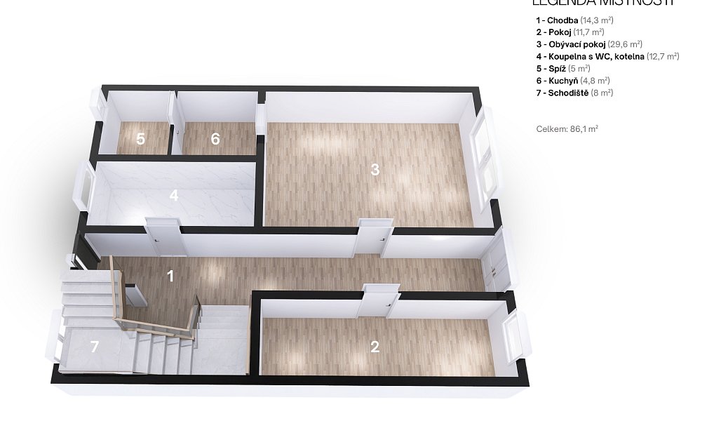 Prodej domu 167 m² s pozemkem 285 m², Šternberk – náhled fotky 24