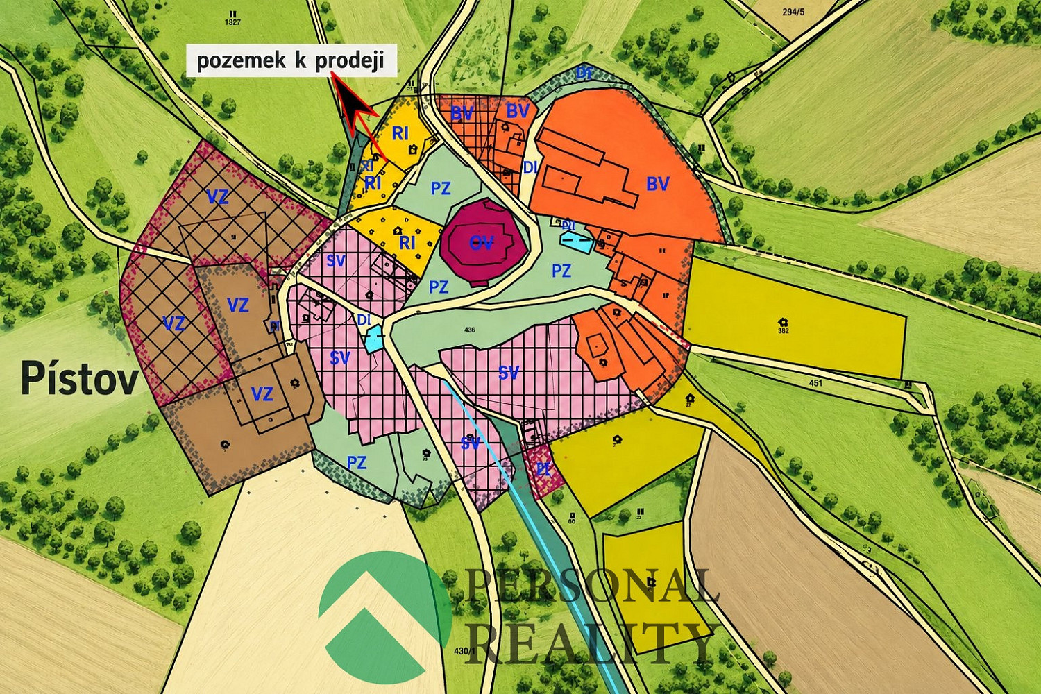 Prodej stavebního pozemku 1 500 m² – fotografie 2