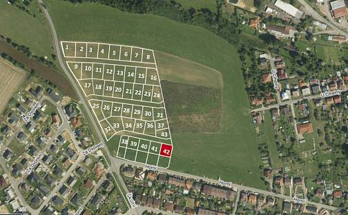 Prodej stavebního pozemku 518 m², Za Dvorem, Luka nad Jihlavou, okres Jihlava