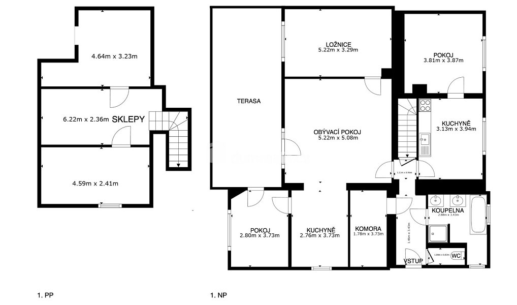 Prodej domu 460 m² s pozemkem 225 m², Vědomice – náhled fotky 48