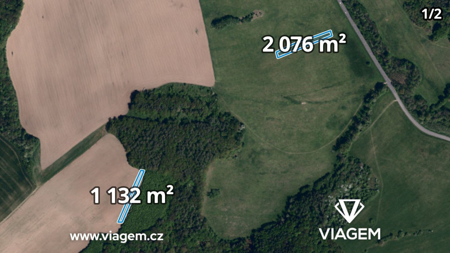 Prodej pole 7 242 m²