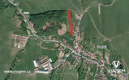 Prodej pole 671 m², Podolí, okres Vsetín