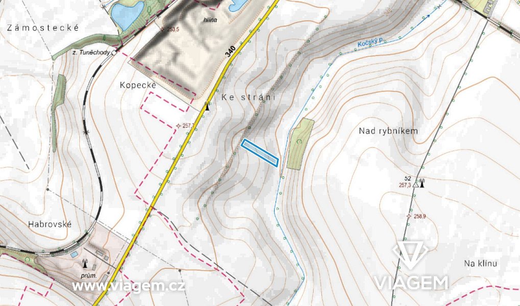 Prodej pole 1 540 m², Úhřetice – náhled fotky 3