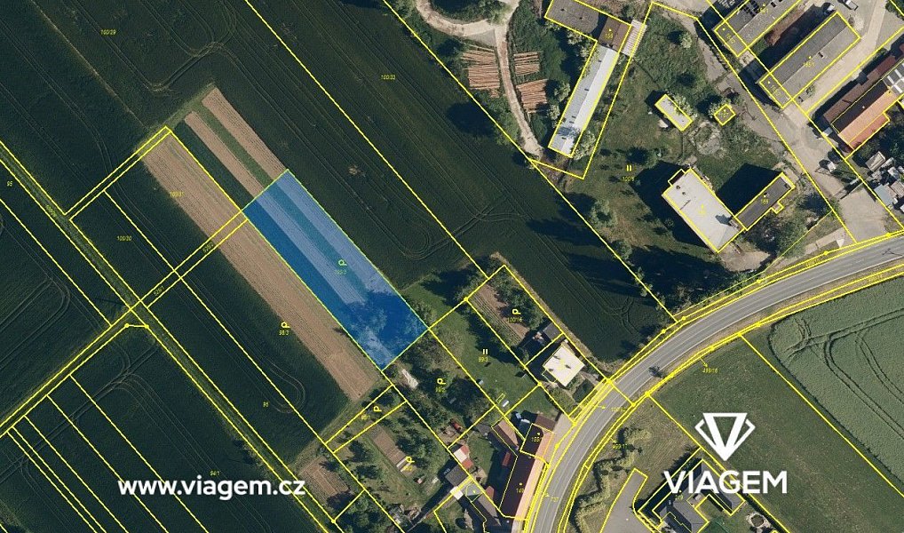 Prodej zahrady 625 m², Šelešovice – fotka 1 z 5