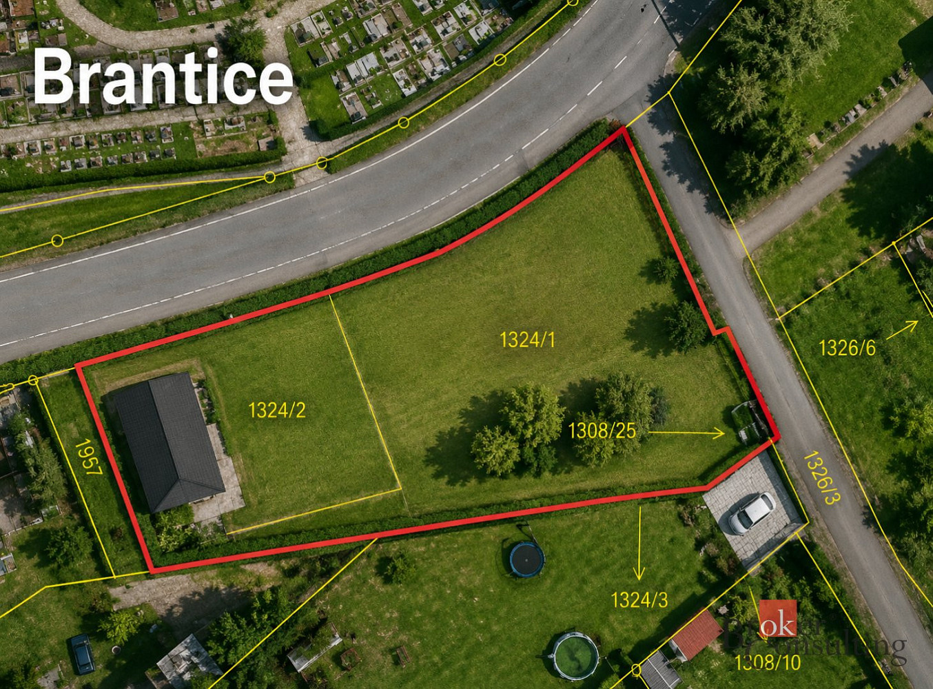 Prodej stavebního pozemku 1 227 m² – fotografie 2