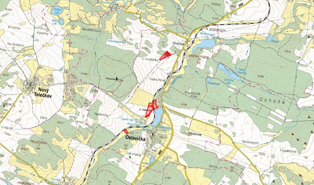 Prodej pole 30 363 m², Oslavička – náhled fotky 4