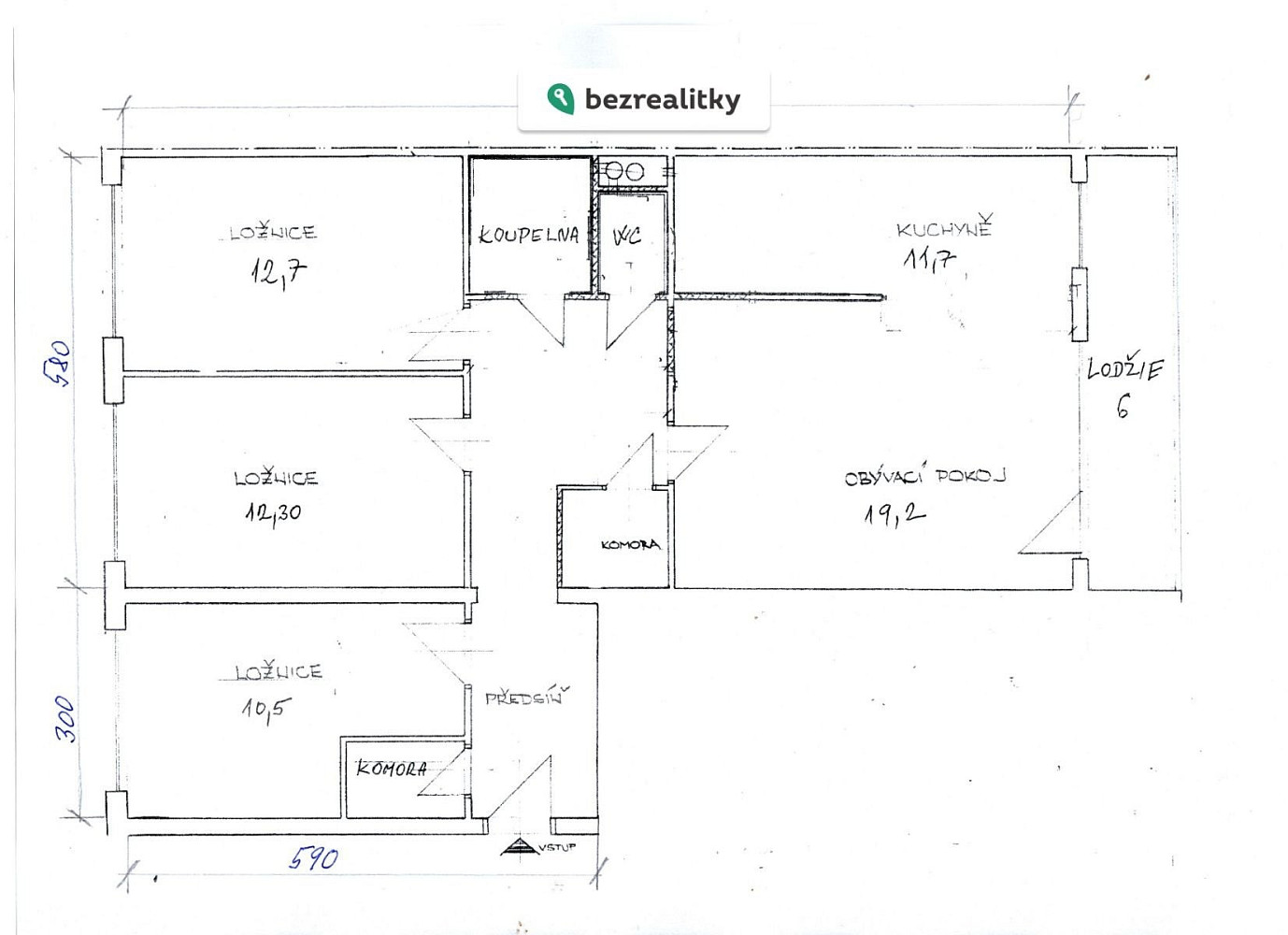 Prodej bytu 4+kk 91 m²