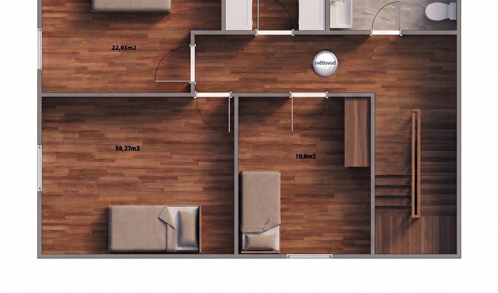Prodej domu 124 m² s pozemkem 309 m², Praha – náhled fotky 53