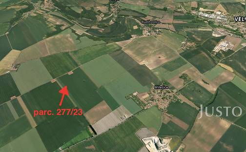 Prodej pole 7 167 m², Černuc - Miletice, okres Kladno