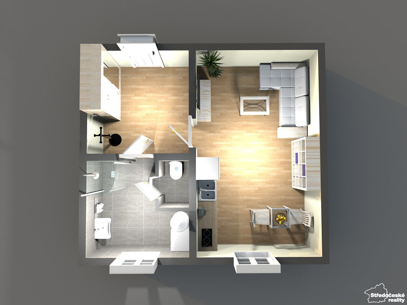 Prodej bytu 1+kk 38 m² – fotografie 3