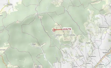 Dražba louky 2 523 m², Jankovice