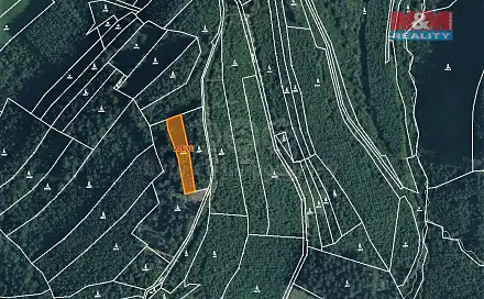 Prodej lesa 1 205 m², Lhota u Vsetína, okres Vsetín