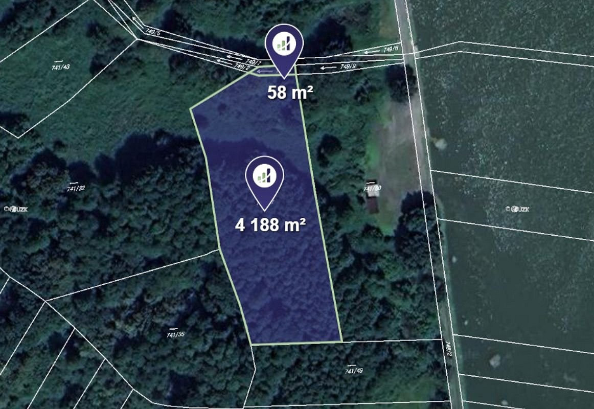 Prodej pozemku 4 246 m²