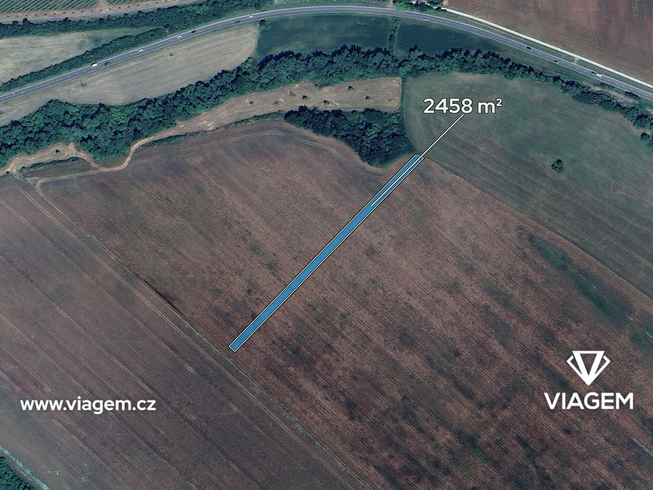 Prodej pole 2 458 m² – fotografie 2