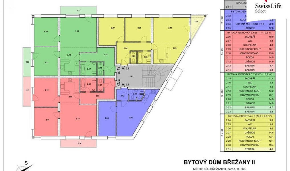 Prodej bytu 3+kk 74 m², Břežany II – náhled fotky 19