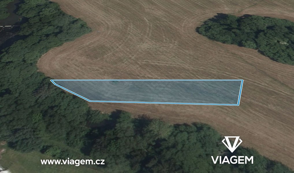 Prodej pole 1 172 m², Dačice – náhled fotky 2