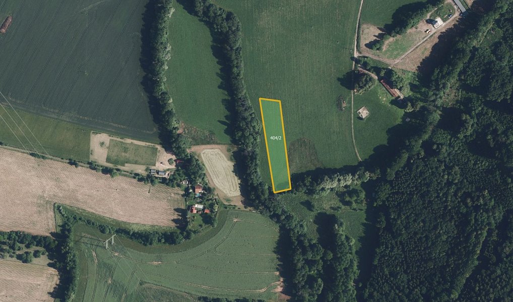 Prodej pole 11 250 m², Železnice – náhled fotky 2