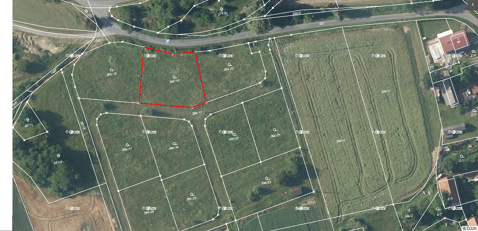 Prodej stavebního pozemku 1 333 m²