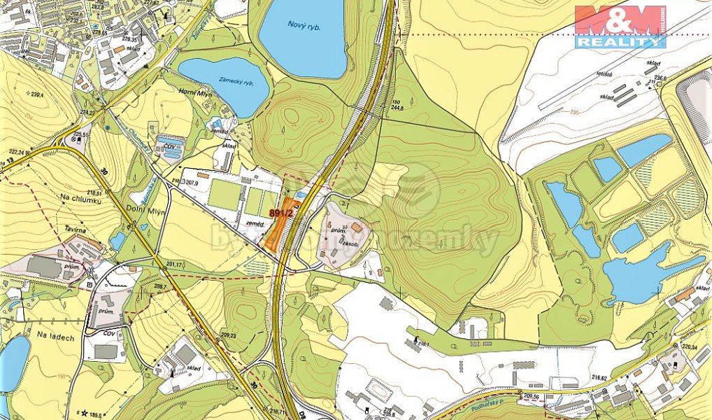 Prodej louky 6 389 m², Ústí nad Labem – náhled fotky 2