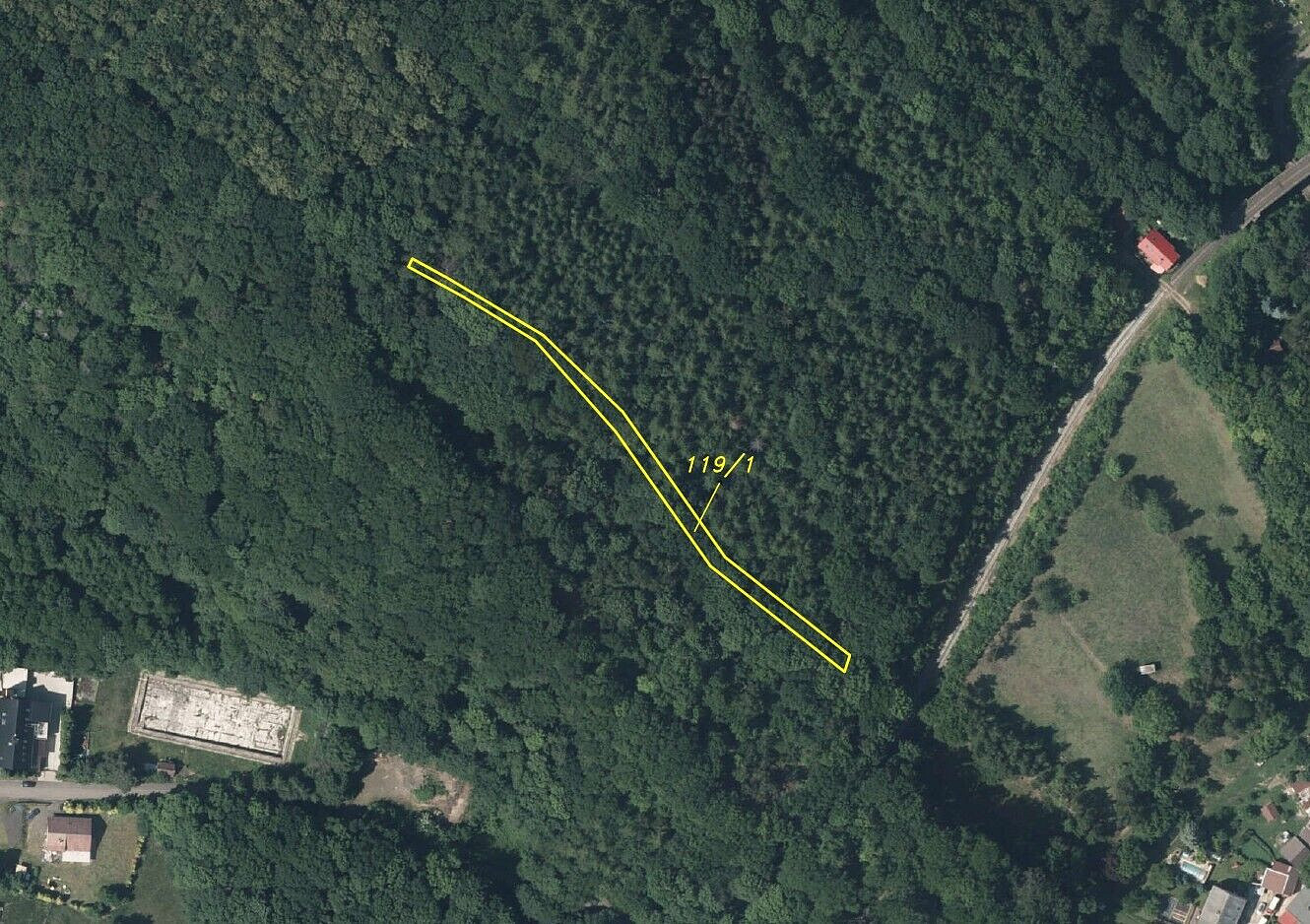 Prodej pole 1 414 m²