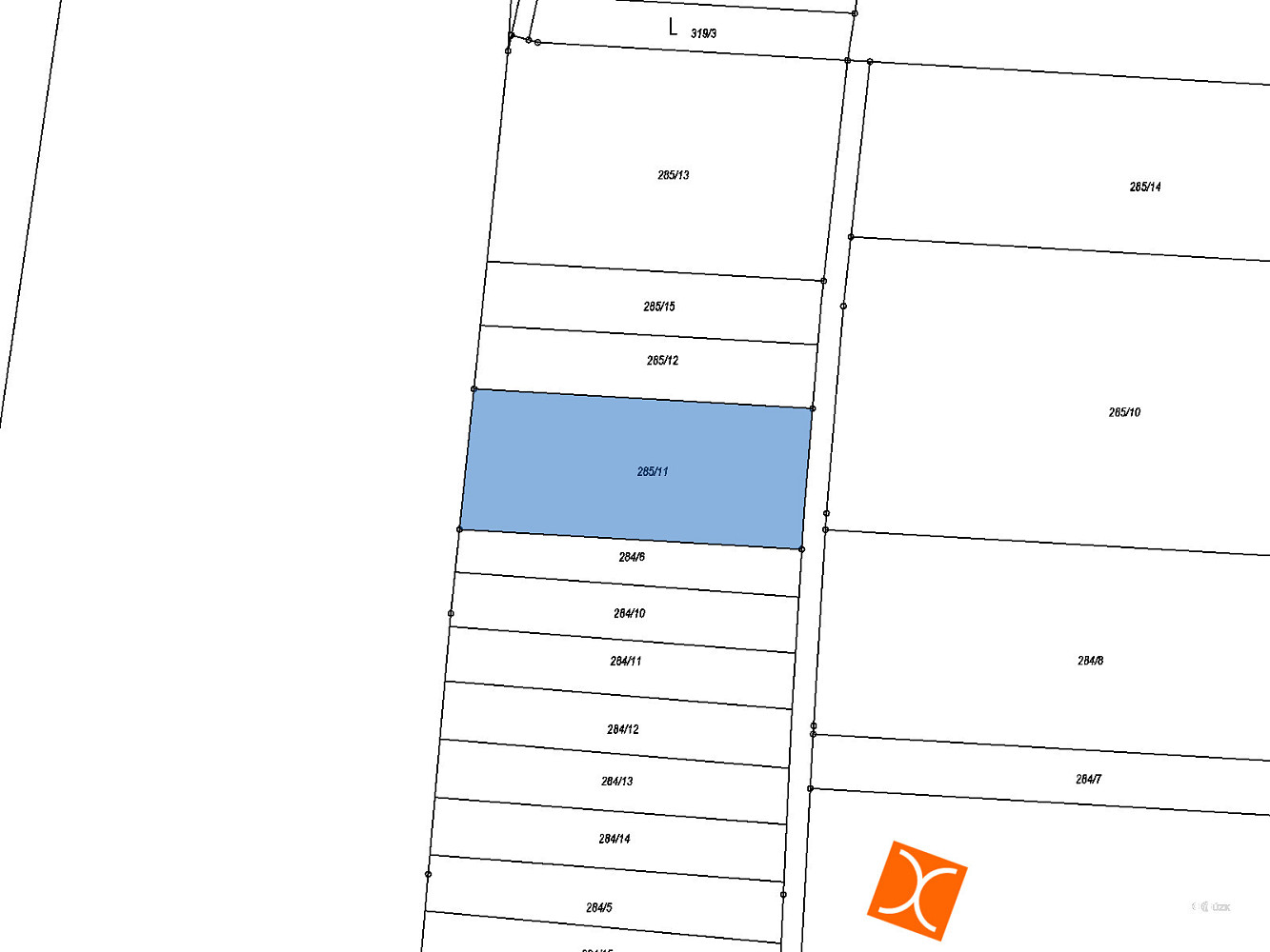 Prodej zahrady 281 m² – fotografie 2