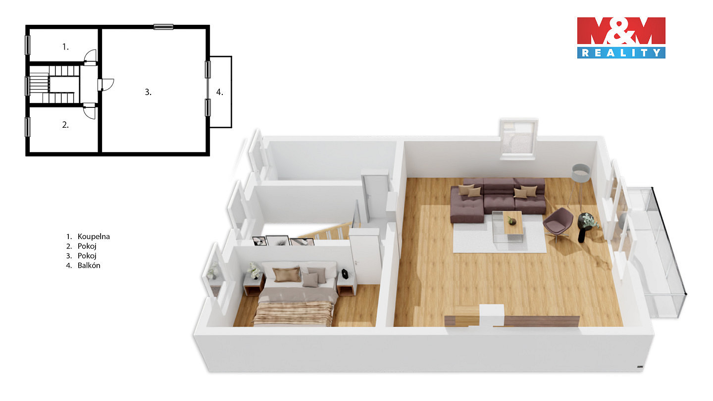 Prodej domu 620 m² s pozemkem 14 427 m² – pohled 4
