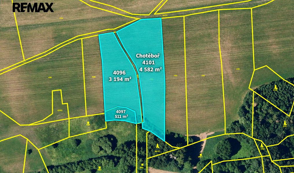 Prodej pozemku, 46277 m², Havlíčkův Brod, Chotěboř