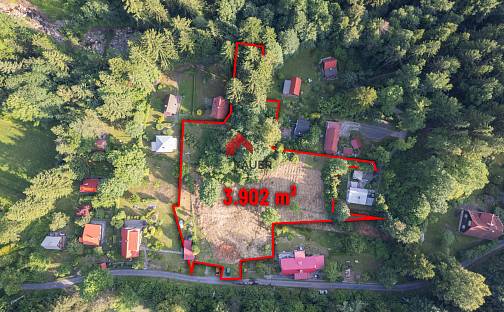 Prodej stavebního pozemku 3 902 m², Ostravice, okres Frýdek-Místek