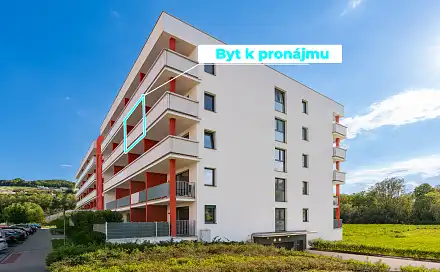Pronájem bytu 1+kk 27 m², Boněcký rybník, Zlín - Příluky