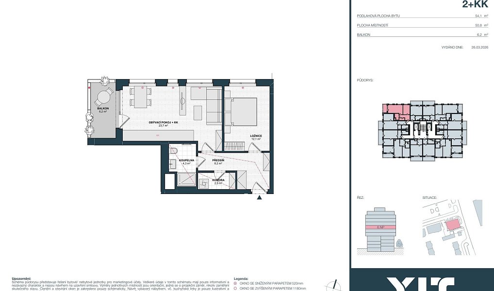 Prodej bytu 2+kk 51 m², Praha – náhled fotky 2