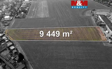 Prodej stavebního pozemku 9 449 m², Opava
