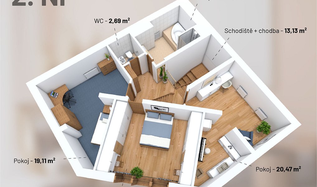 Prodej domu 277 m² s pozemkem 3 435 m², Sulice – náhled fotky 37