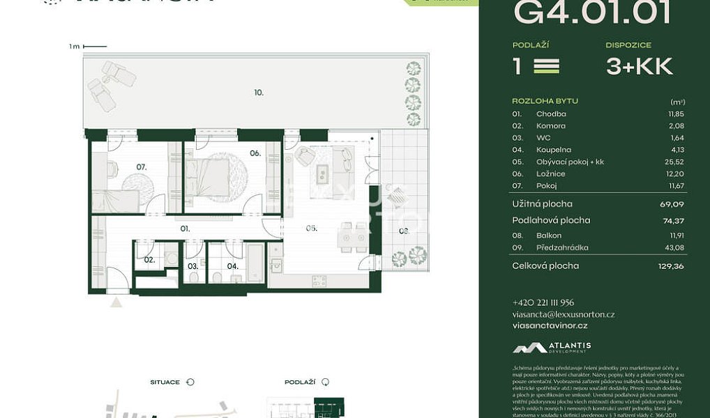 Prodej bytu 3+kk 74 m², Praha – náhled fotky 12