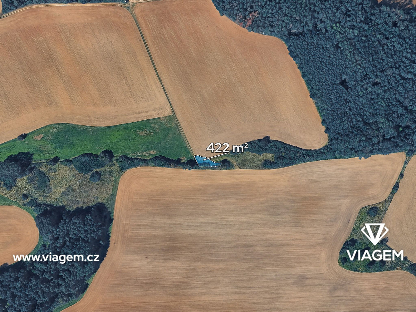 Prodej pole 422 m² – fotografie 2